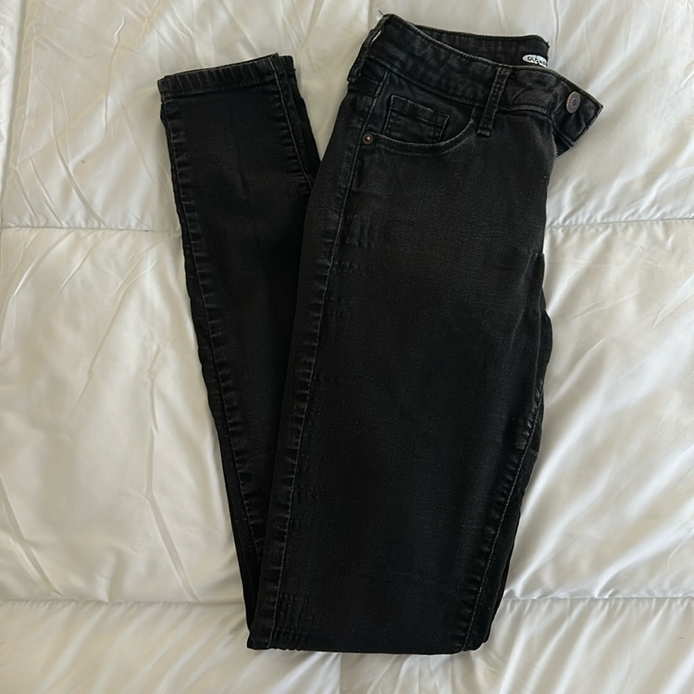 Black Denim Skinny Jeans